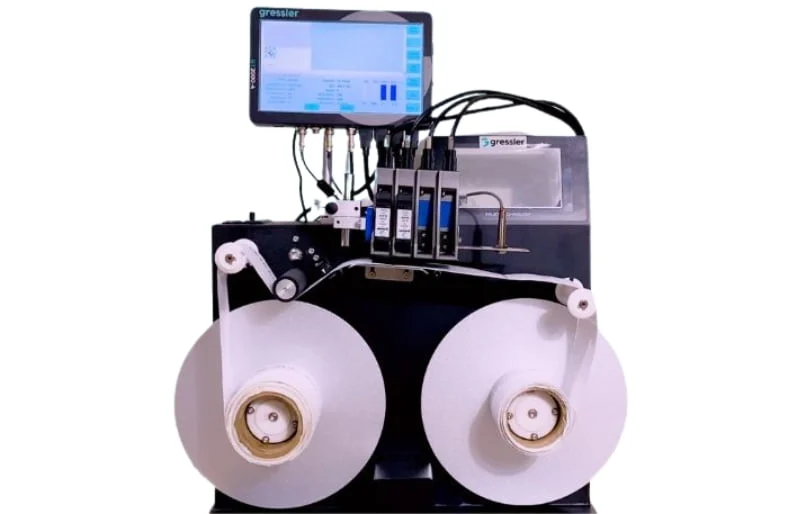 Package Series CMS Label rewinder inkjet coding gressler hebel supplier mesin coding