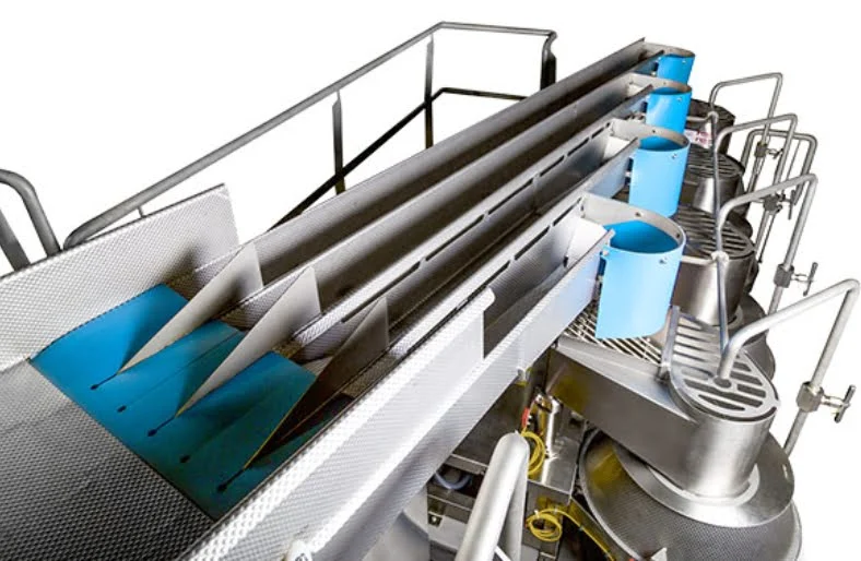 Slicer Infeed Conveyor heat and control hebel sebagai supplier mesin conveyor indonesia